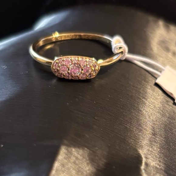 Kendra Scott Goldtone Grayson Crystal Band Ring - Picture 5 of 8